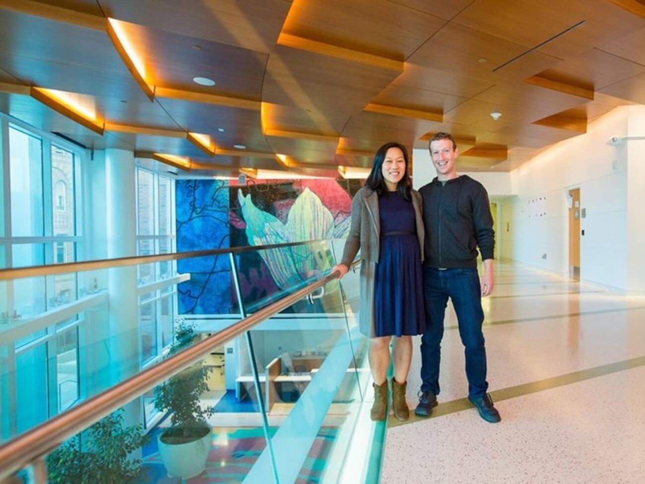 Марк Цукерберг и Присцилла Чан