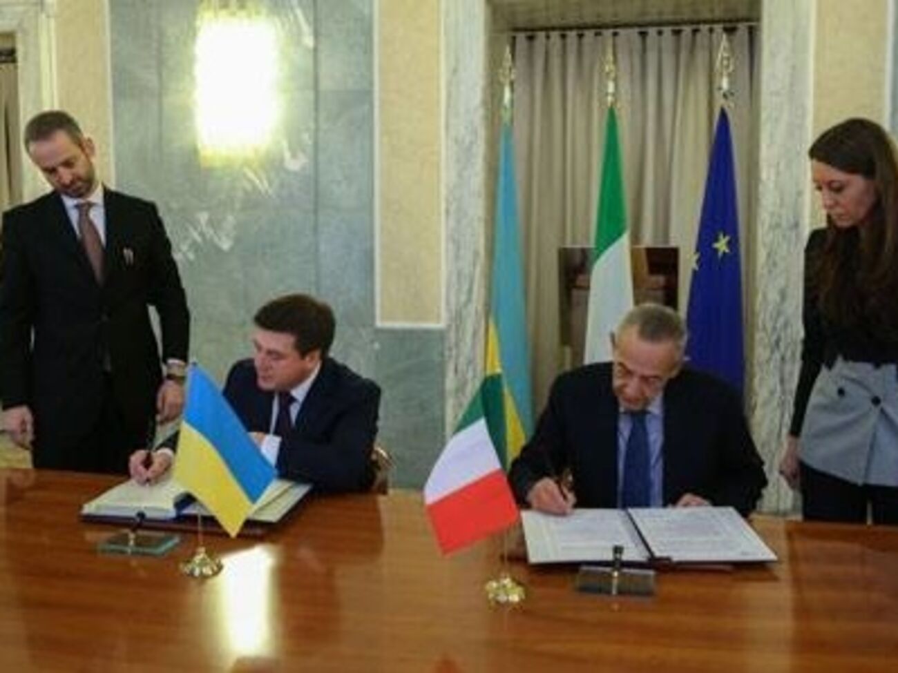 Соглашение о взаимном признании прав между Италией и Украиной подписано, но еще не вступило в силу