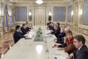 Президент Украины провел встречу с главами МИД Бельгии, Люксембурга и Нидерландов