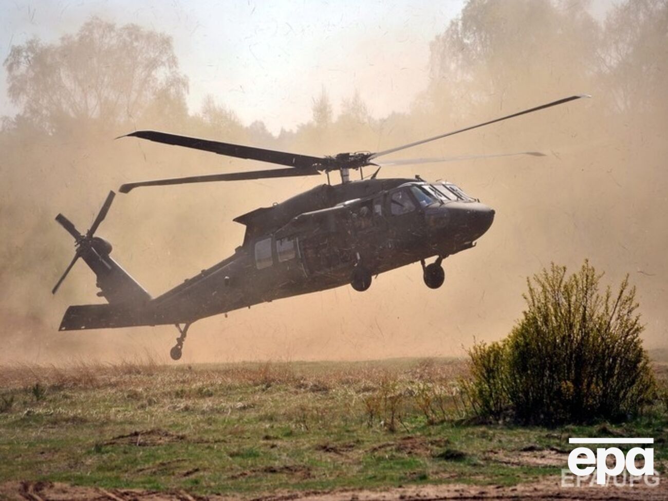 В Техасе разбился военный вертолет