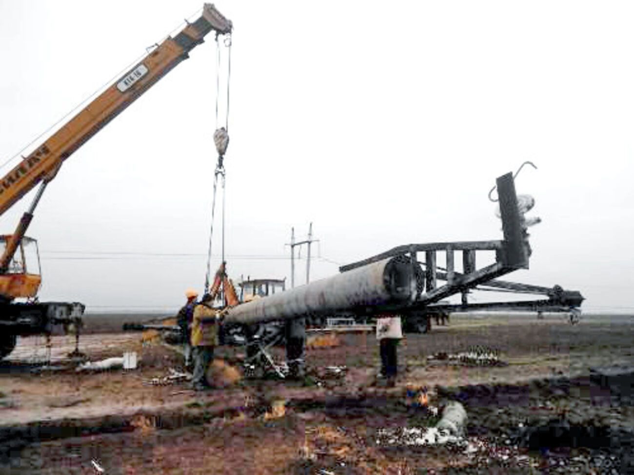 Ремонтники завершают восстановление ЛЭП