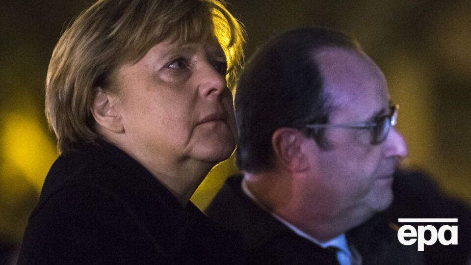 Меркель посетила Париж