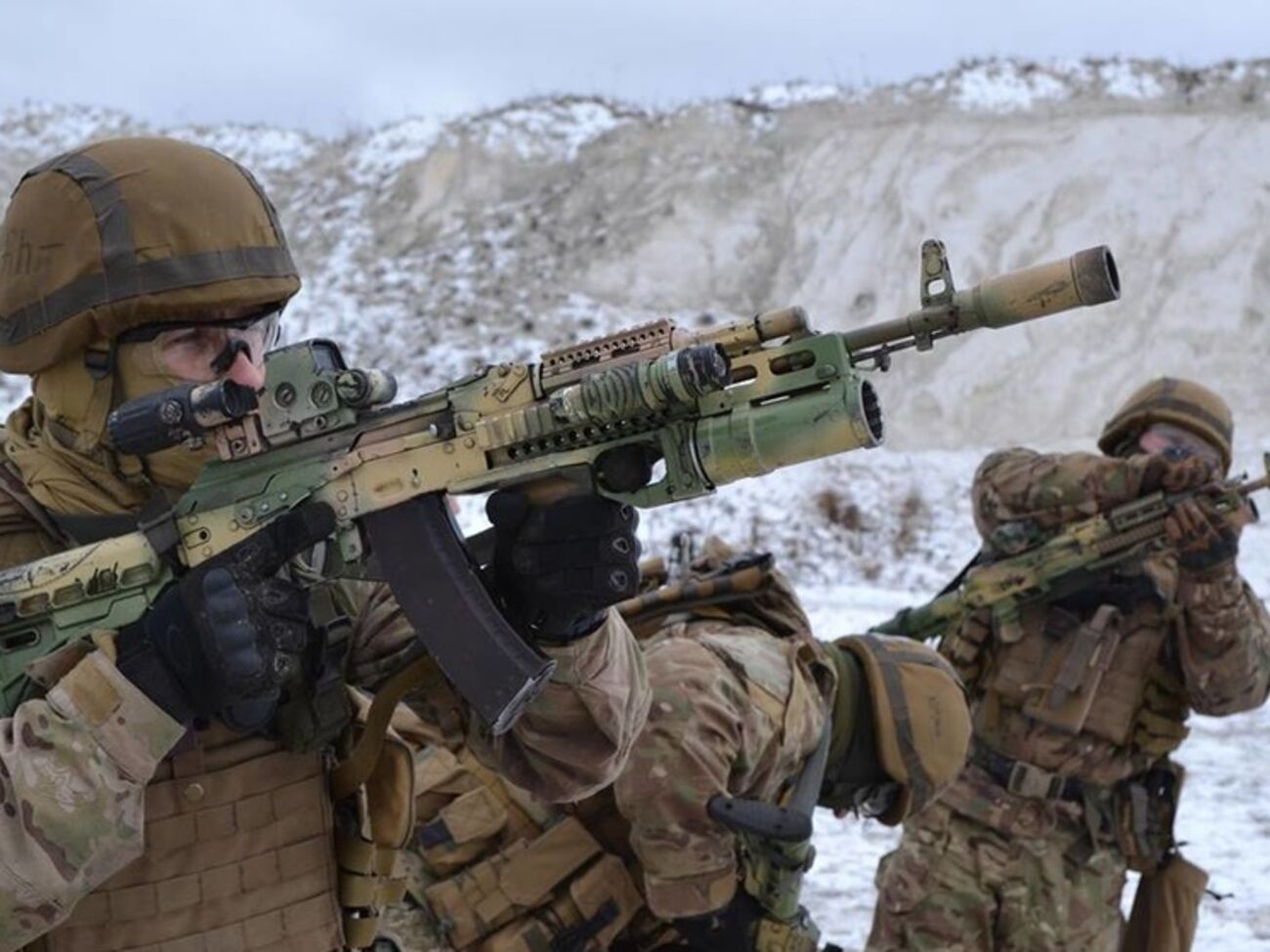 Тренировка хмельницких воинов-разведчиков