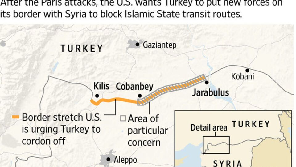 США призывают Турцию усилить границу с Сирией