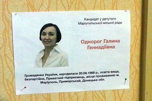 Кандидат в депутаты развешивала на участках листовки со своей автобиографией