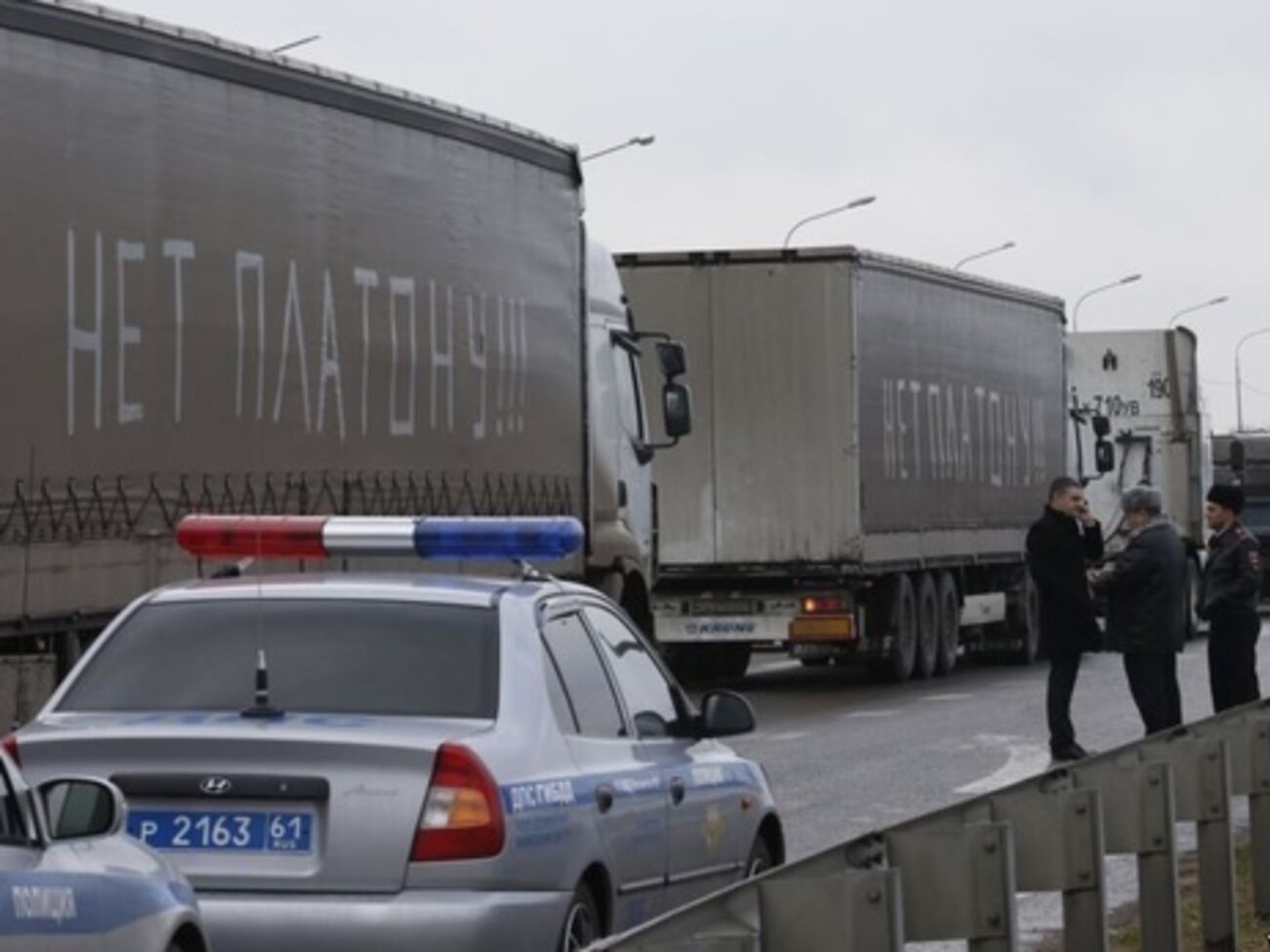 СМИ сообщают о задержании лидера протестов дальнобойщиков