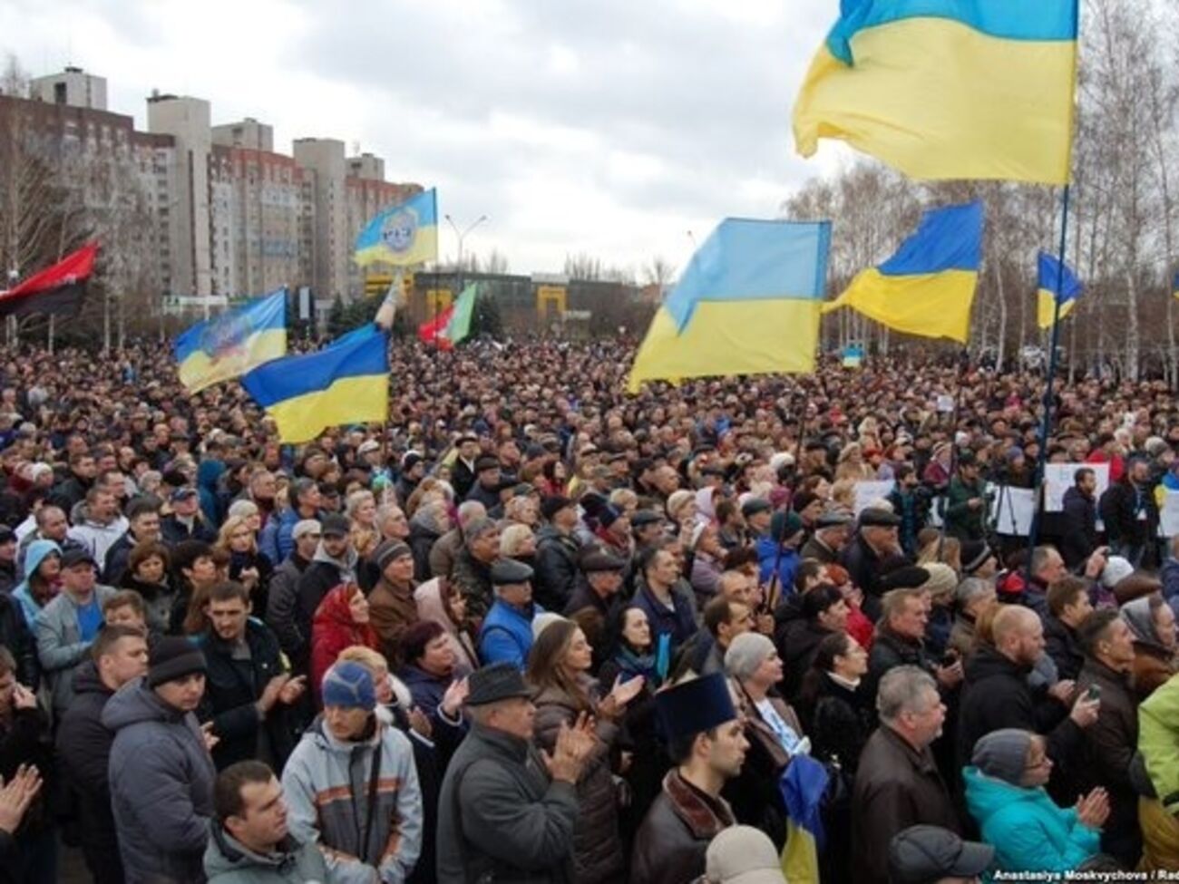 В Кривом Роге продолжаются протесты