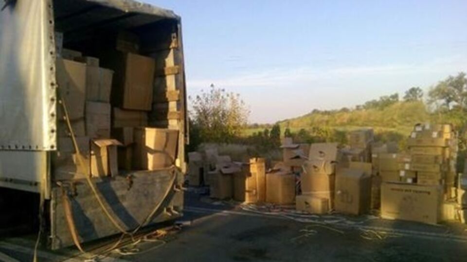 СБУ сообщила, что мобильные группы изъяли 102 грузовых автомобиля с контрабандой