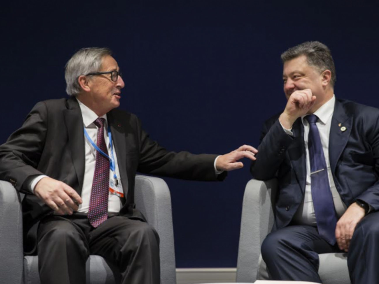 Жан-Клод Юнкер и Петр Порошенко