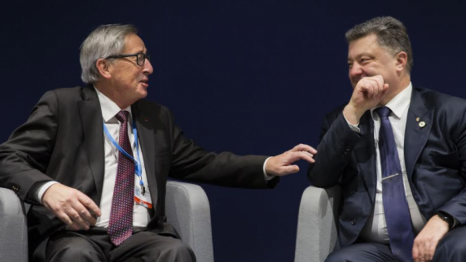 Жан-Клод Юнкер и Петр Порошенко