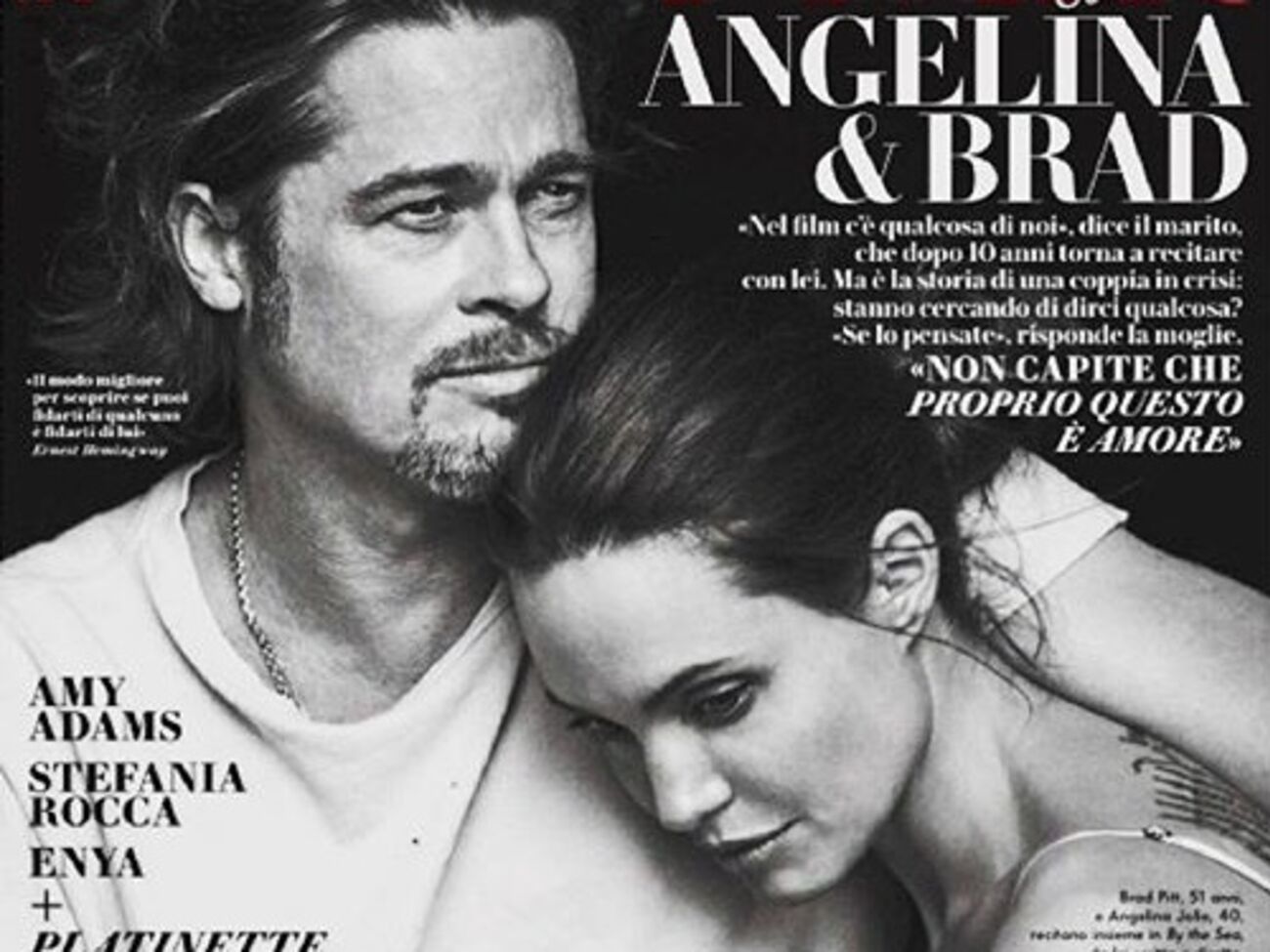 Питт и Джоли предстали в романтической фотосессии, представив фильм о кризисе в семейных отношениях