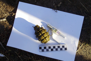 Во двор адвокату бросили гранаты Ф-1