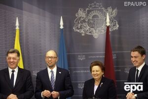 Яценюк, Страуюма, Рыйвас и Буткявичюс обсудили аннексию Крыма, реформы и евроинтеграцию Украины