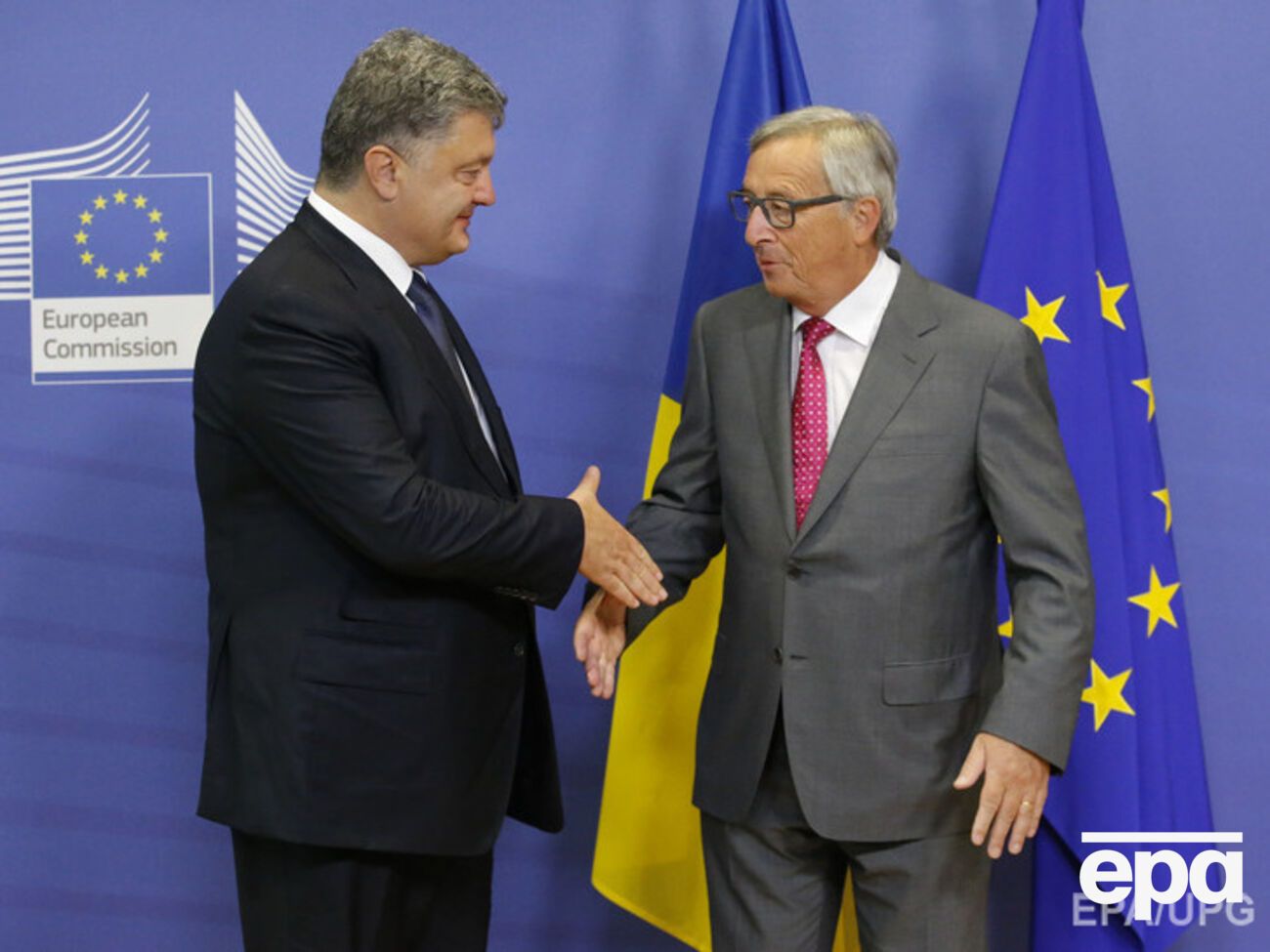 Юнкер написал письмо Порошенко относительно безвизового режима между Украиной и ЕС