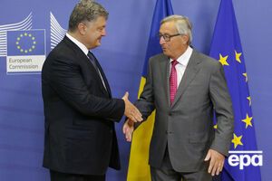 Юнкер написал письмо Порошенко относительно безвизового режима между Украиной и ЕС