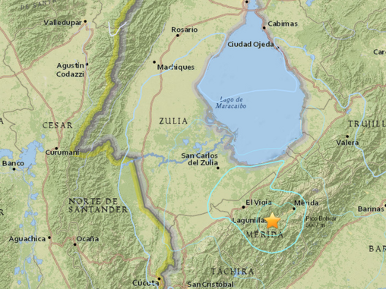 За день в Венесуэле произошло четыре землетрясения