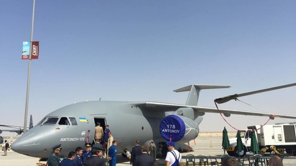 Украина презентовала на выставке в Саудовской Аравии новый самолет