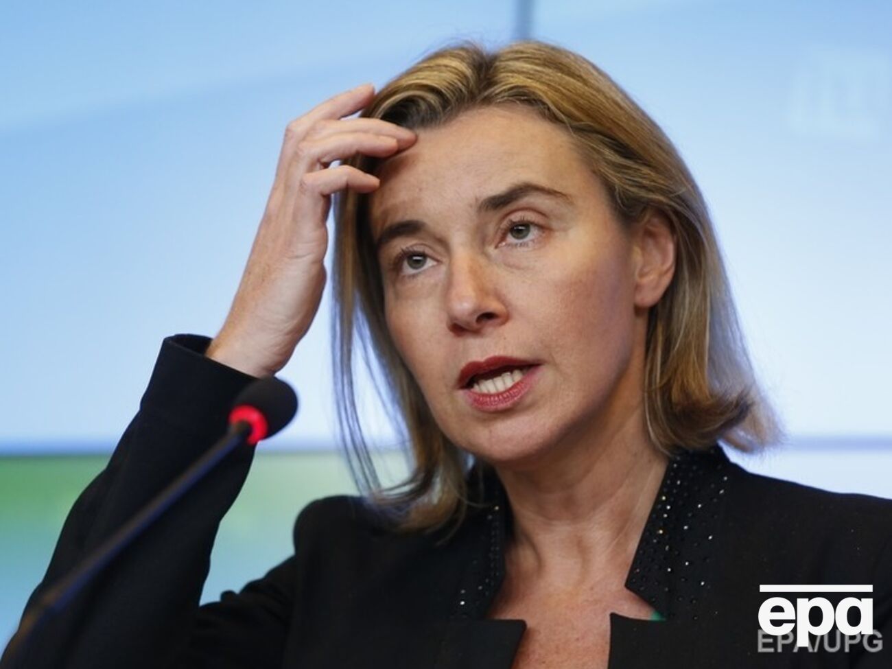 Могерини: Евросоюз приветствует вас за ваши усилия и заверяет, что мы остаемся едины в позиции поддержки