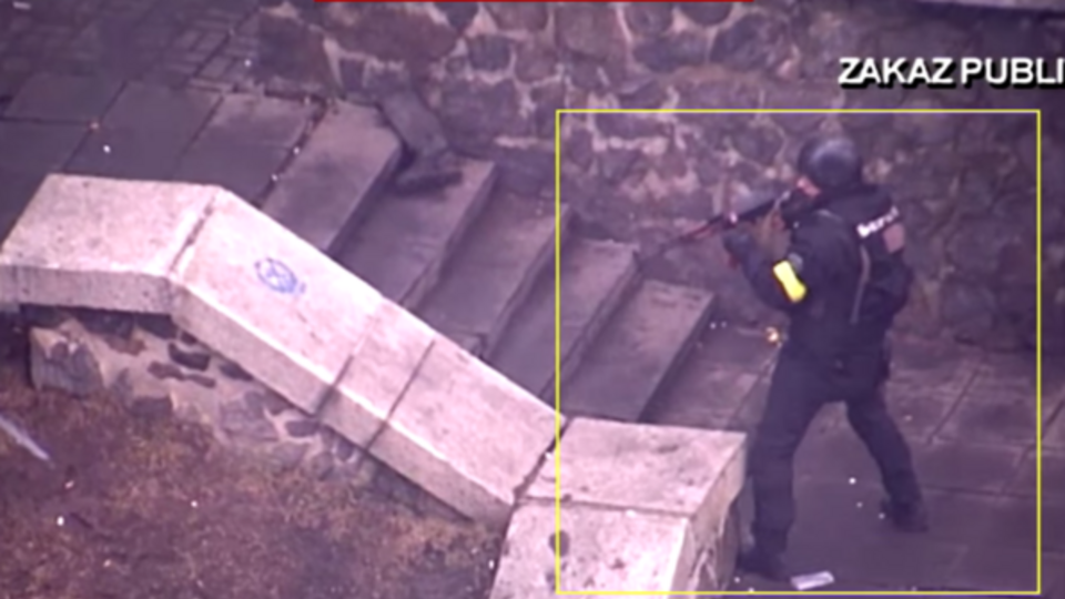 Активисты проследили путь Павла Аброськина 20 февраля 2014 года