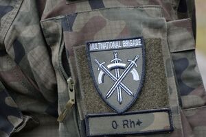 В учениях принимают участие украинские офицеры, входящие в состав Многонациональной бригады