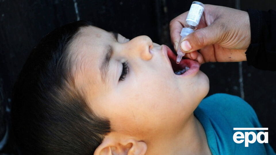 В ВОЗ обеспокоены низким уровнем вакцинации от полиомиелита в Украине