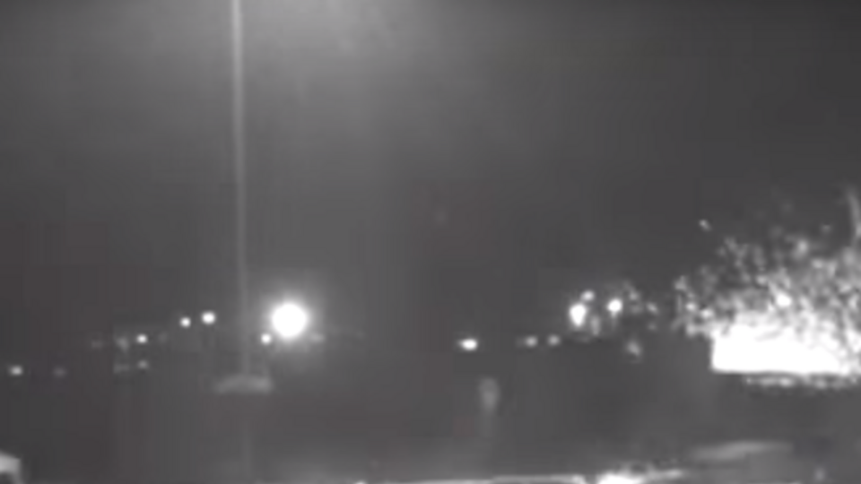 Камеры зафиксировали момент взрыва