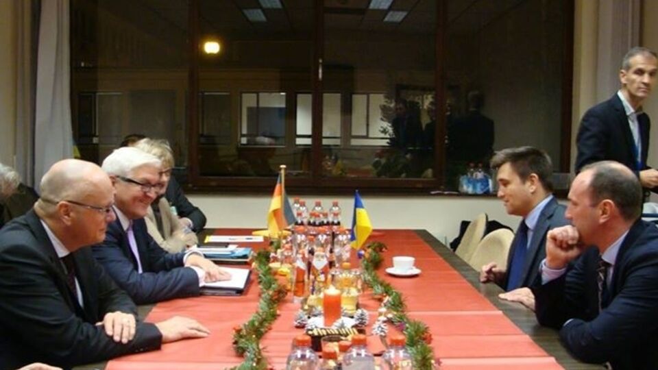 Климкин встретился со Штайнмайером