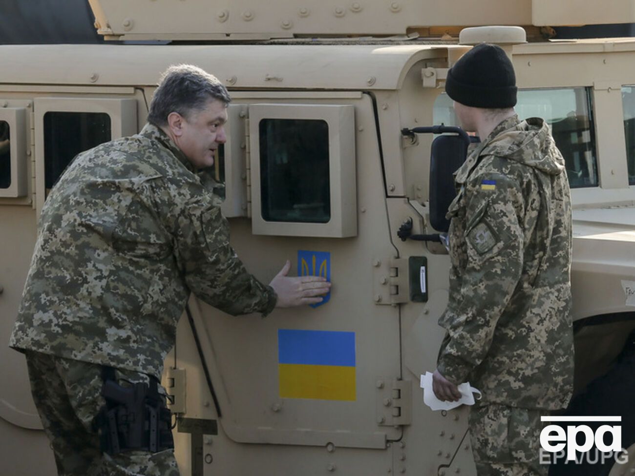 Бронированный американский автомобиль в марте испытал президент Порошенко