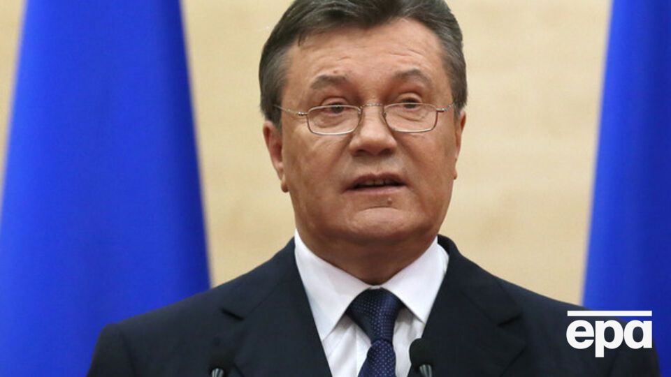 Янукович заявил, что все его имущество было арестовано украинскими судами