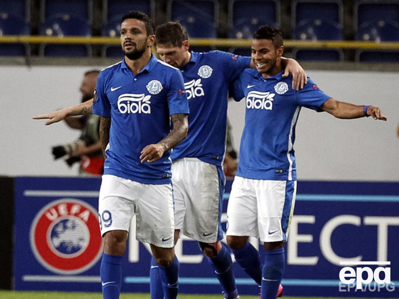 "Днепр" завершил выступление в Лиге Европы разгромом "Русенборга"