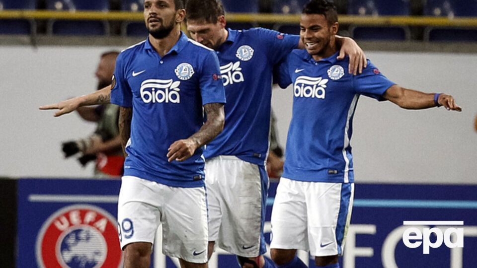 "Днепр" завершил выступление в Лиге Европы разгромом "Русенборга"