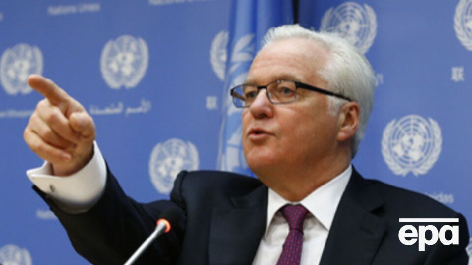 Как всегда, Чуркин обвинил украинскую сторону в регулярных обстрелах сепаратистов