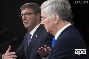 Министры обороны Великобритании и США дали совместный брифинг