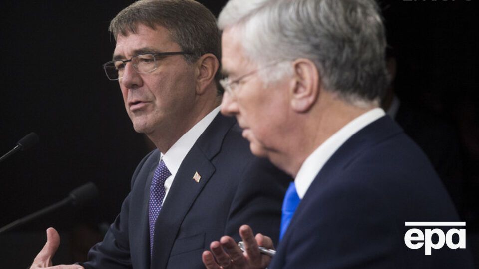 Министры обороны Великобритании и США дали совместный брифинг