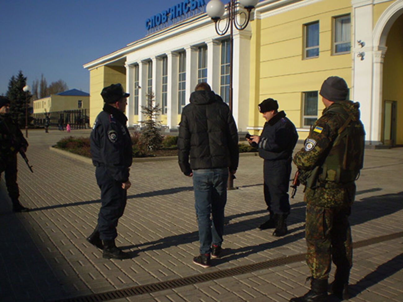 Задержанный работал железнодорожником в Славянске