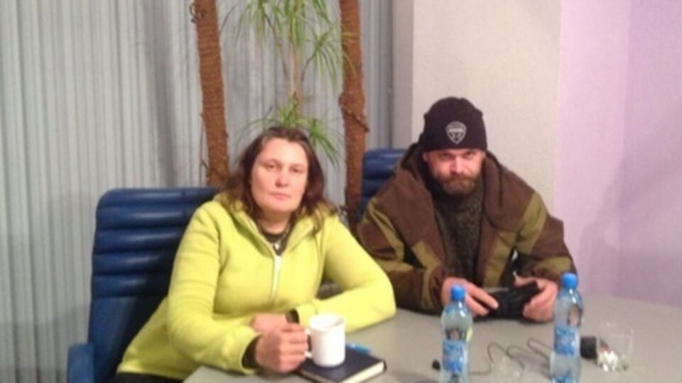 Монтян в Алчевске в компании одного из лидеров боевиков Алексея Мозгового