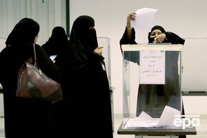 Женщины впервые участвовали в выборах
