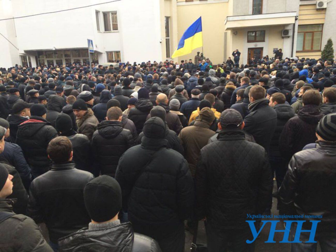 В Киеве прошел митинг милиционеров, недовольных переаттестацией в МВД. Фоторепортаж
