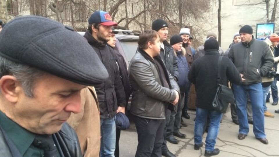 В Москве дальнобойщики пришли под администрацию Путина