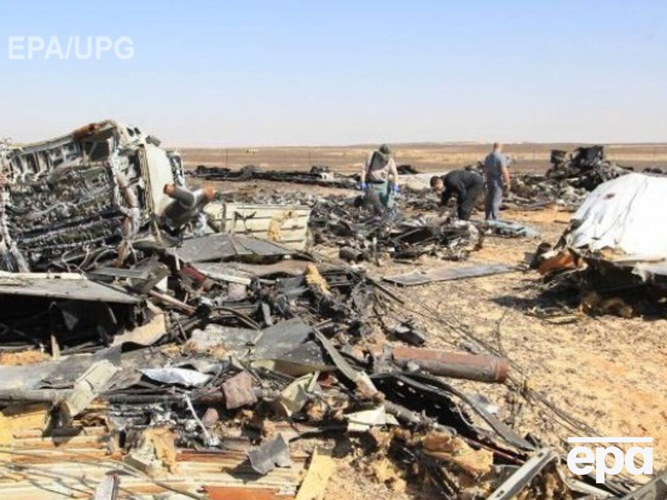 Бомба, заложенная на борту А321, была изготовлена из пластита