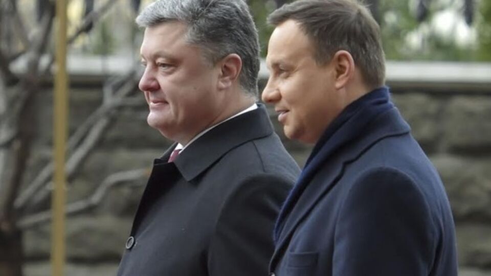 Порошенко встретился с Дудой