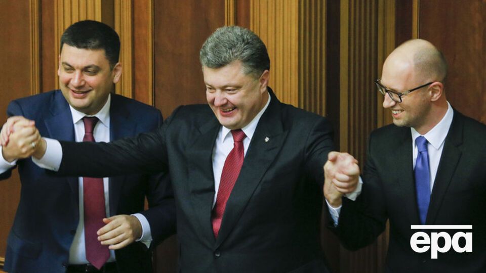 Гройсман, Порошенко и Яценюк считают, что сейчас на время для отставки главы правительства