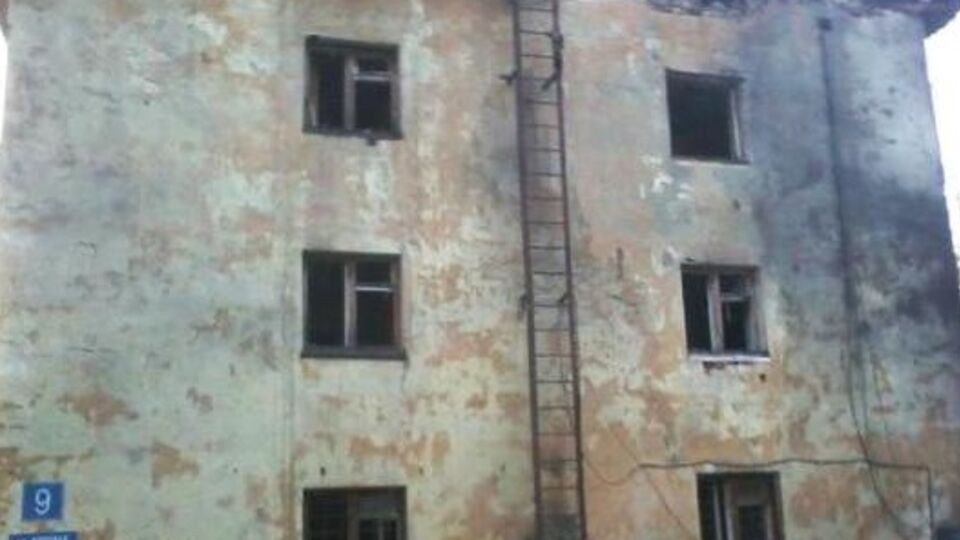 Так выглядит пострадавшее здание