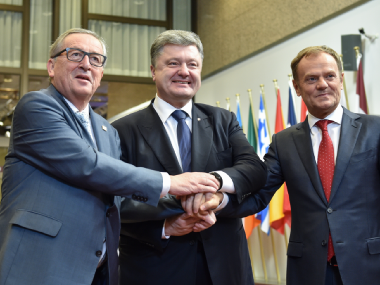 Порошенко начал встречи с руководством Евросоюза в Брюсселе