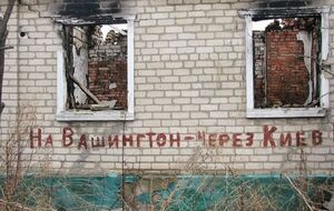 "На Вашингтон – через Киев": В Сокольниках в результате военных действий разрушены все дома. Фоторепортаж