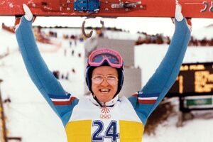 Лыжник Эдди Эдвардс прославился тем, что на всех чемпионатах занимал последние места