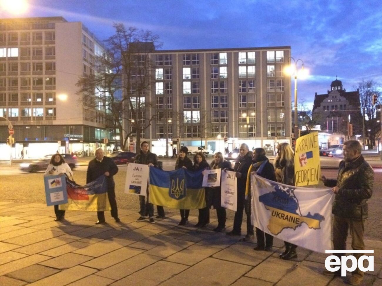 В Мюнхене прошел митинг в поддержку безвизового режима для Украины