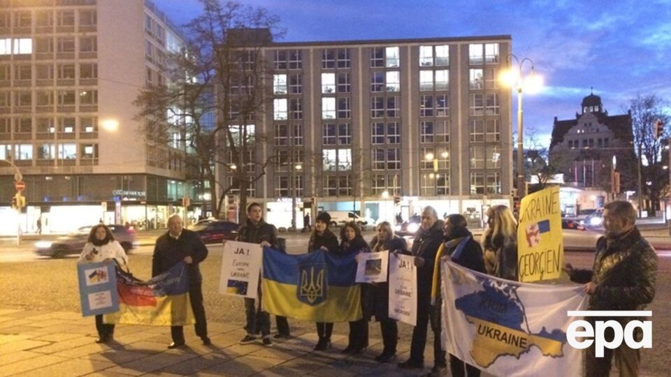 В Мюнхене прошел митинг в поддержку безвизового режима для Украины