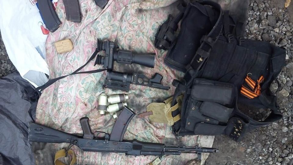 Оружие, найденное у задержанного