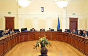 Во время заседания Высшего совета юстиции